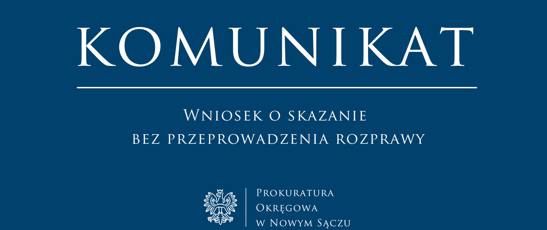 Wniosek o skazanie bez przeprowadzenia rozprawy