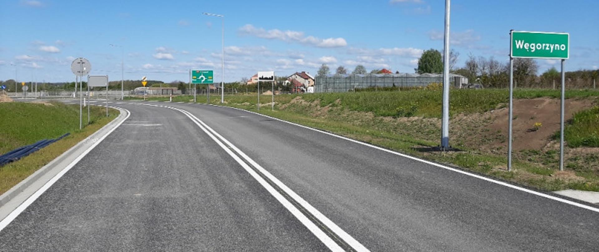 Okolice Węgorzyna i dotychczasowy odcinek DK20