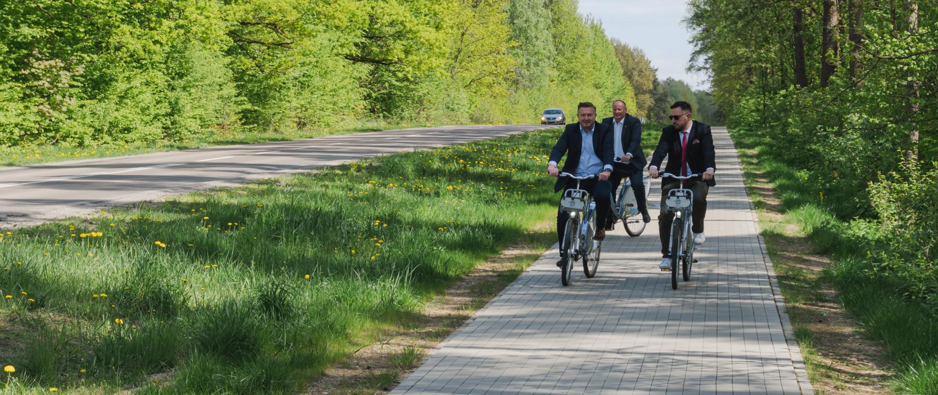 Otwarcie ścieżki pieszo-rowerowej z Białegostoku do Grabówki