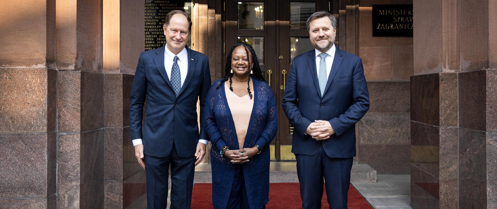 Deputy Foreign Minister Wojciech Gerwel meets with Under Secretary of State at US Department of State