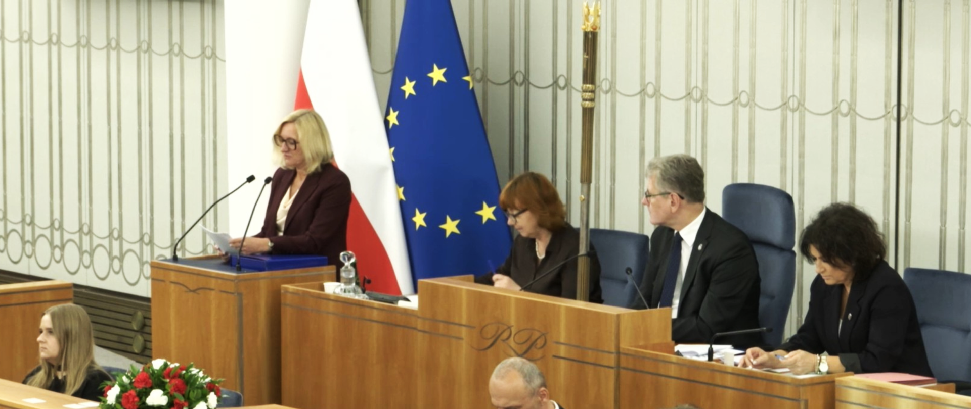Przewodnicząca KRRiT w Senacie