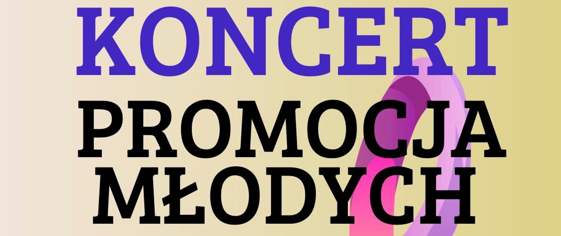 Kolorowy plakat, Koncert Promocja Młodych w wykonaniu wyróżniających się uczniów PSM I i II st. w Grudziądzu 12.06.2024 godz. 18.00 Muzeum Wstęp wolny