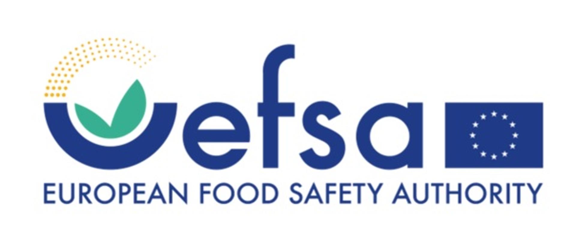 napis Efsa European Food Safety Authority i flaga Unii Europejskiej