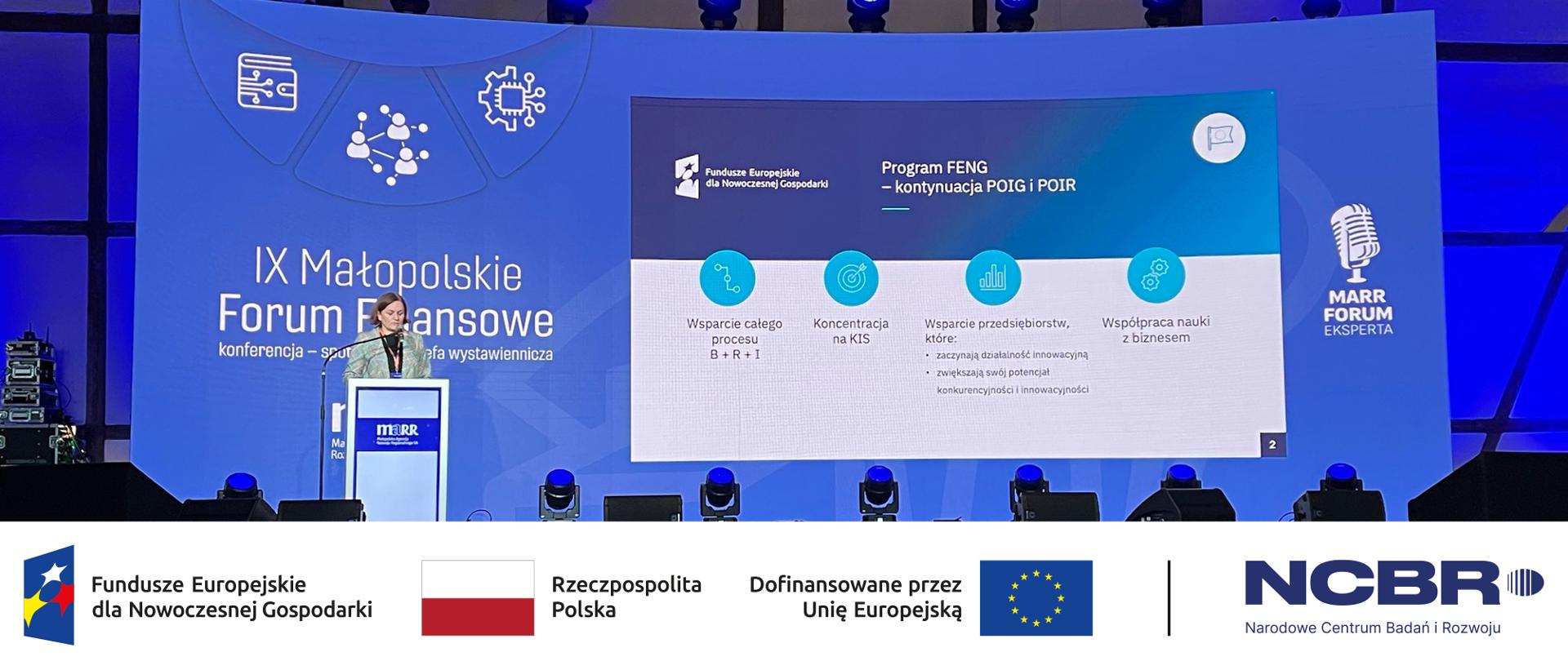 O programie FENG na IX Małopolskim Forum Finansowym