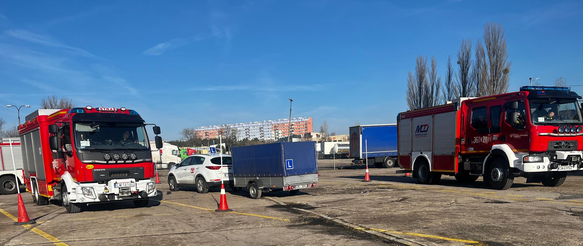 Ćwiczenia w doskonaleniu jazdy pojazdami pożarniczymi