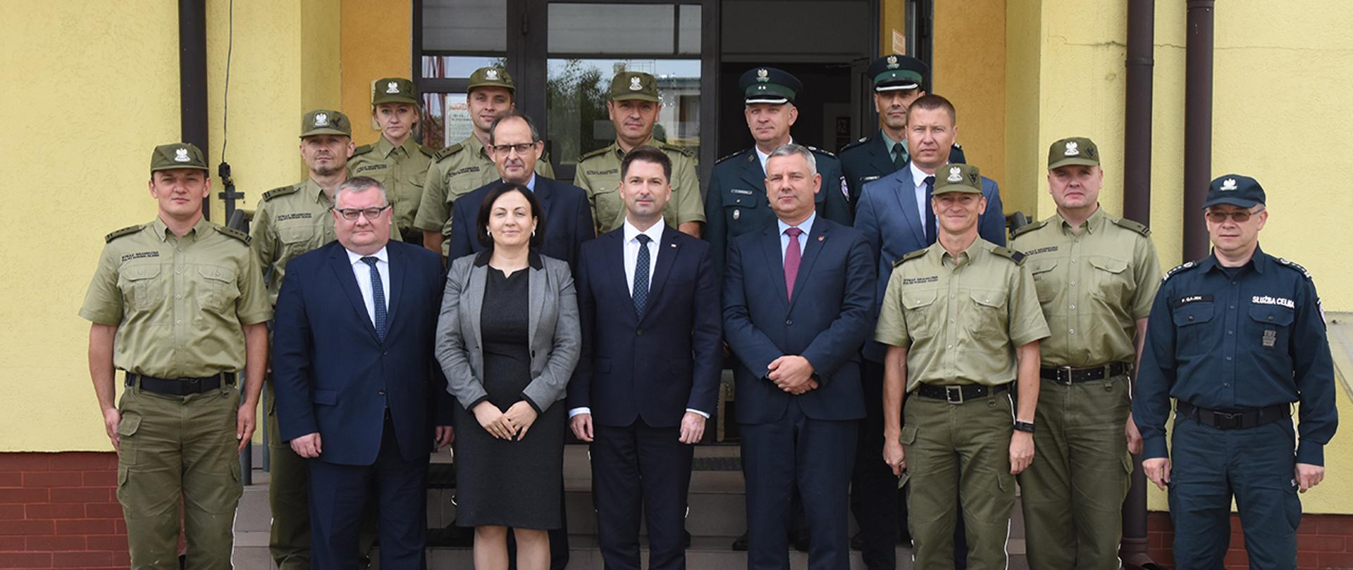 Wizyta wiceministra Sylwestra Tułajewa w Nadbużańskim Oddziale Straży Granicznej