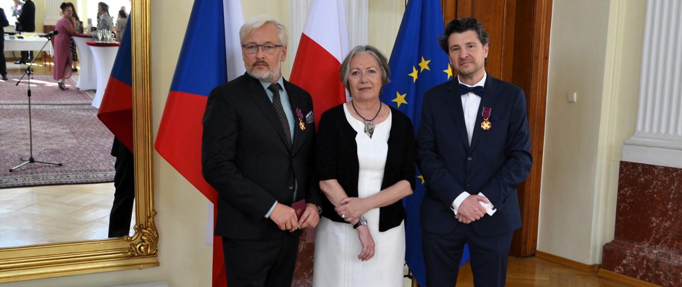 Doc. Roman Baron i dr Roman Madecki odznaczeni Złotym Krzyżem Zasługi ...
