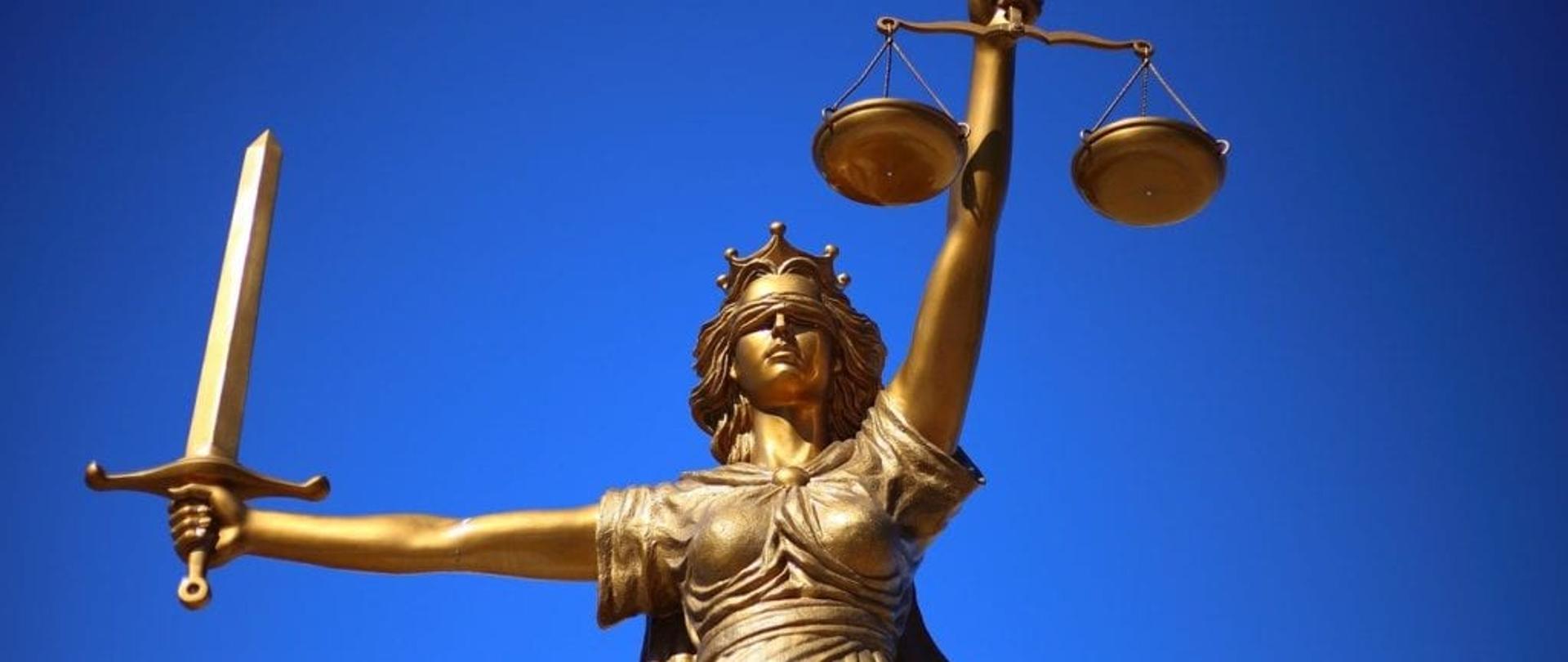 Temida - symbol prawa, sprawiedliwości i bezstronności
