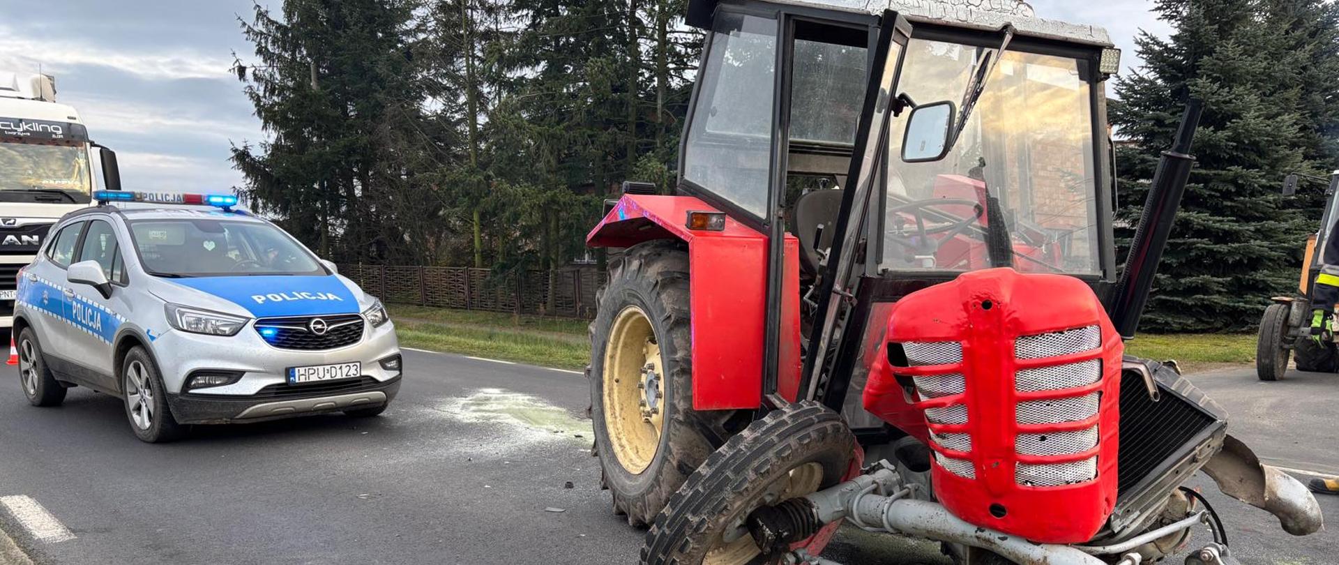 Kolizja w Uścikowie