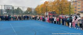 Próbna ewakuacja w PSP im. KEN w Białobrzegach