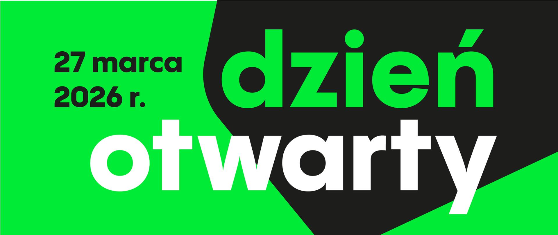 Baner informujący o dniu otwartym w PLSP Nałęczów