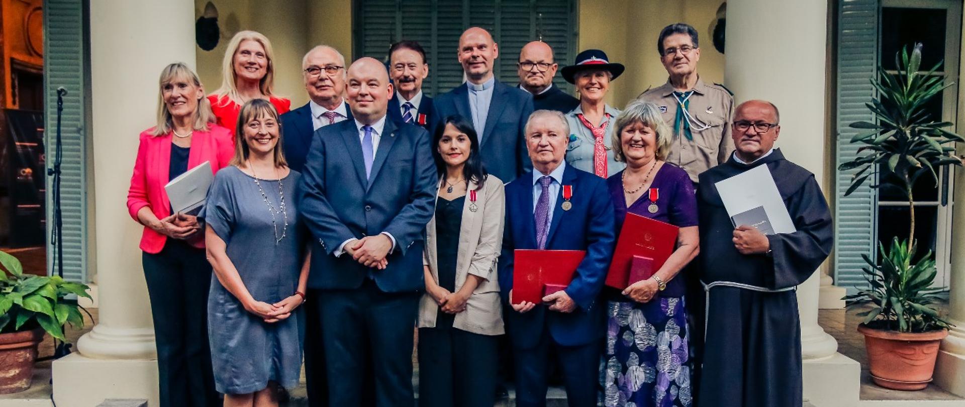 Wręczenie medali w Ambasadzie RP w Buenos Aires.