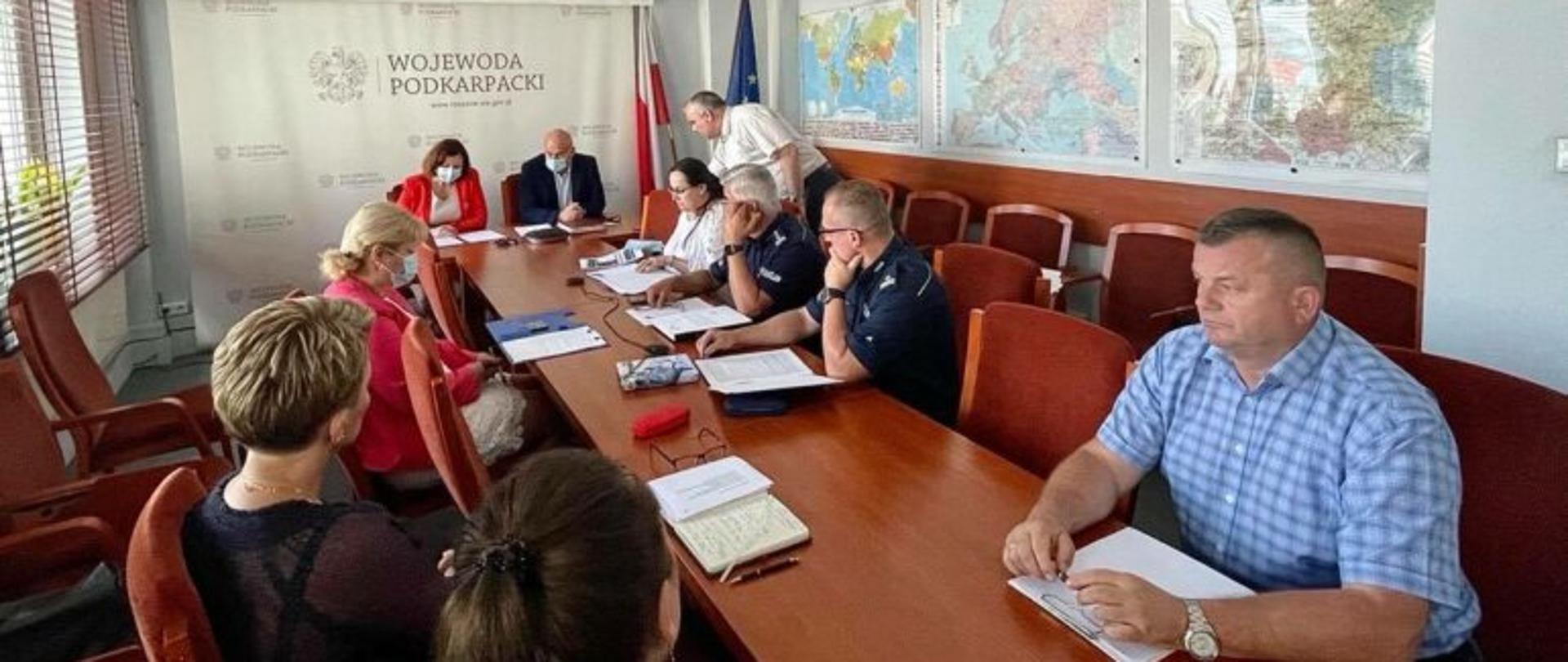 Posiedzenie Wojewódzkiego Zespołu Zarządzania Kryzysowego