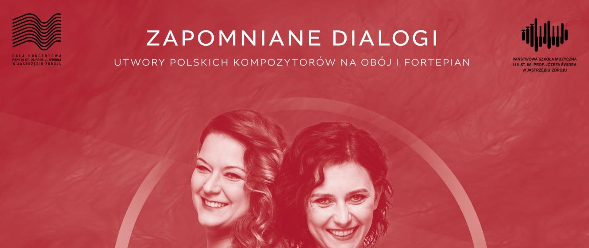 Plakat informacyjny dotyczący koncertu "Zapomniane dialogi" odbywającego się w dniu 08.11.2025 o godz. 18.00.