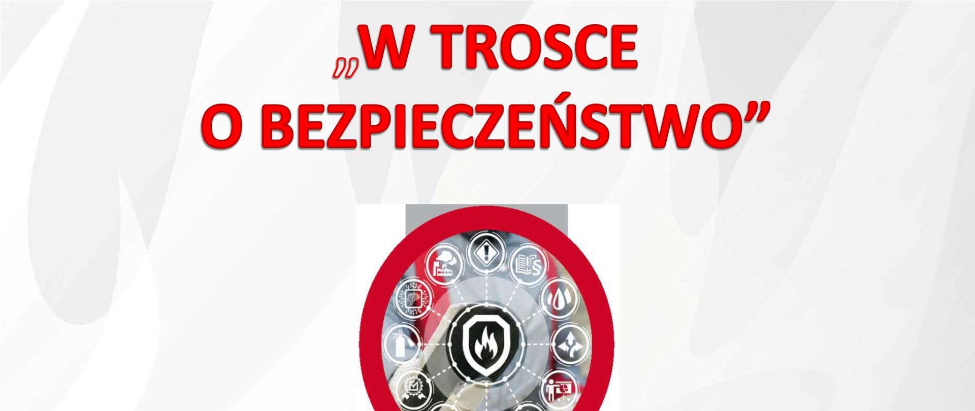 Loga PSP i napisy na białym tle.