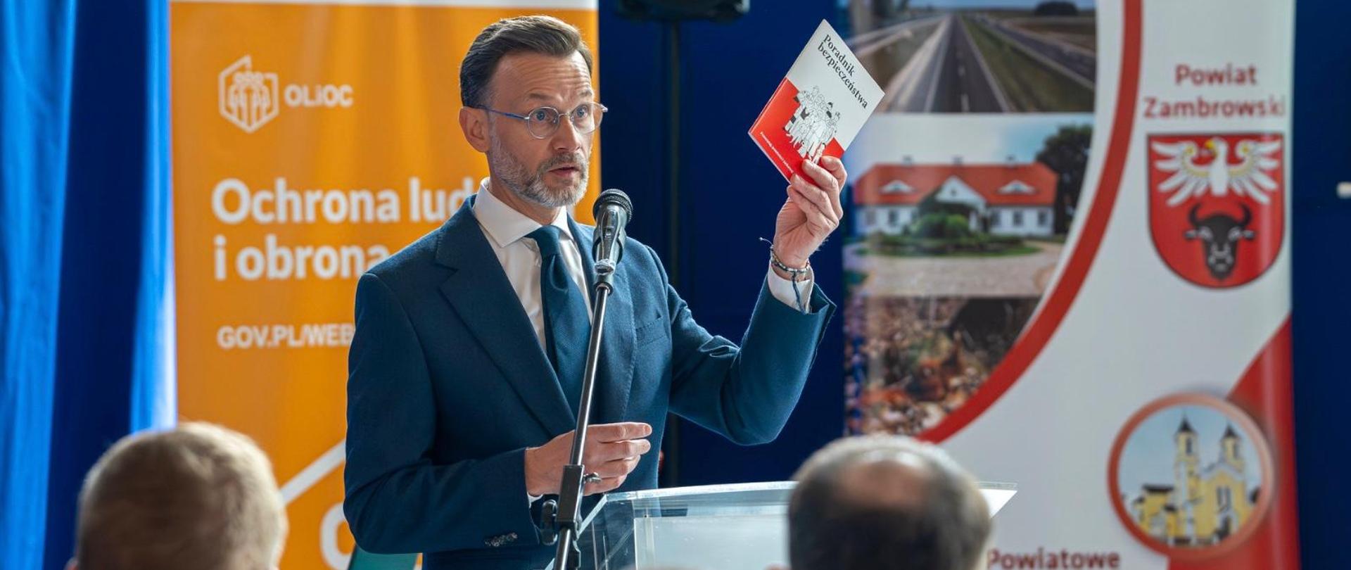 Spotkanie z wojewodą podlaskim na temat realizacji Programu OLiOC na terenie powiatu zambrowskiego