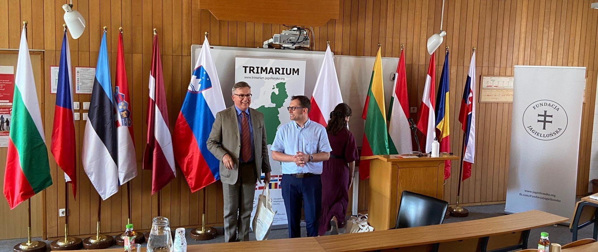 Ambasador Krzysztof Olendzki podczas słoweńskiego finału Konkursu Wiedzy o Państwach Trójmorza