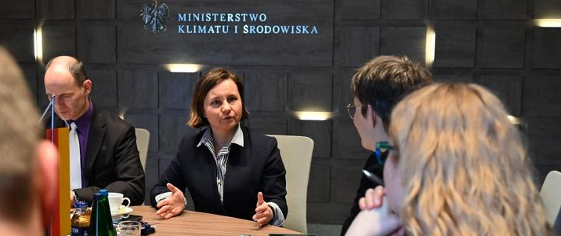 Rozmowa wiceministry klimatu i środowiska Urszuli Zielińskiej z niemiecką minister stanu ds. europejskich i klimatu Anną Lührmann
