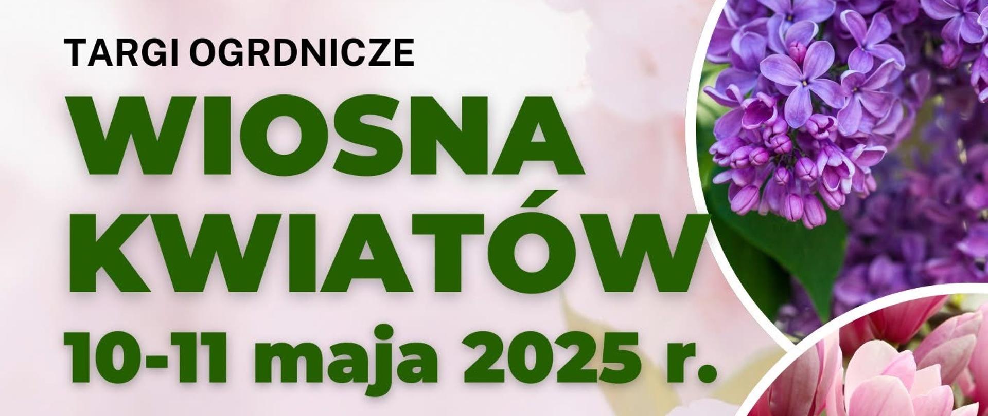 Plakat informacyjny Wiosna Kwiatów