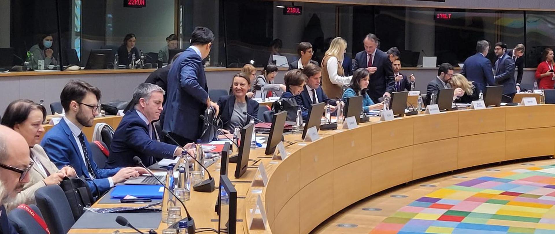 EPSCO Council meeting in Brussels with Minister Marlena Maląg