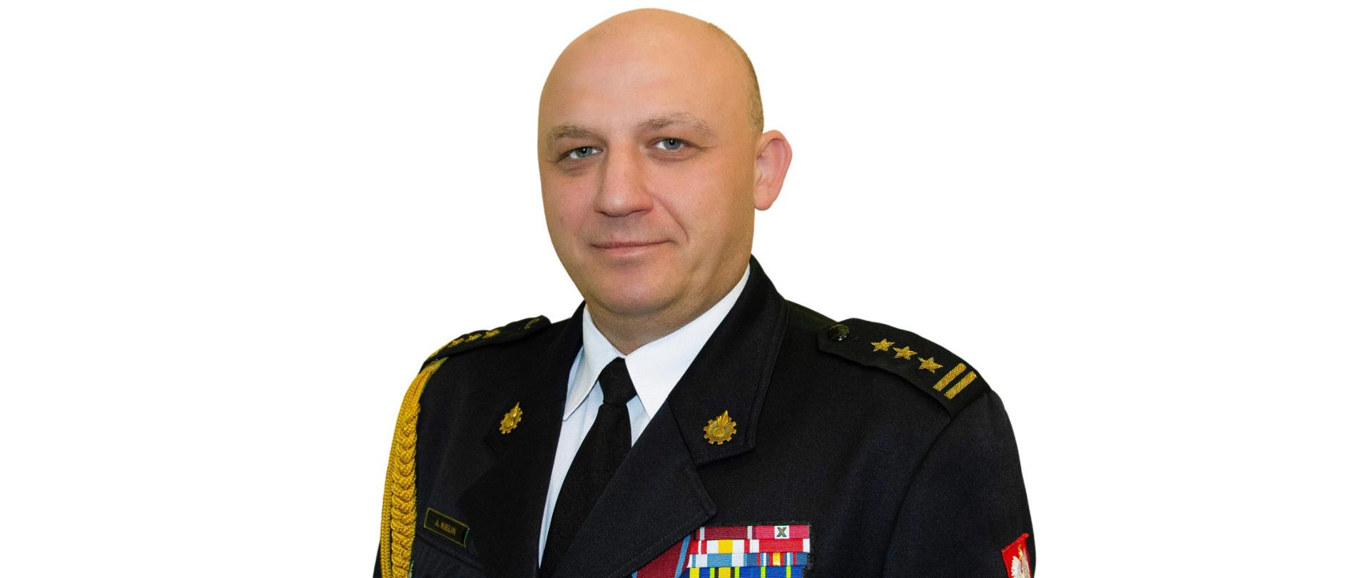 zdjęcie komendanta miejskiego PSP w Krakowie