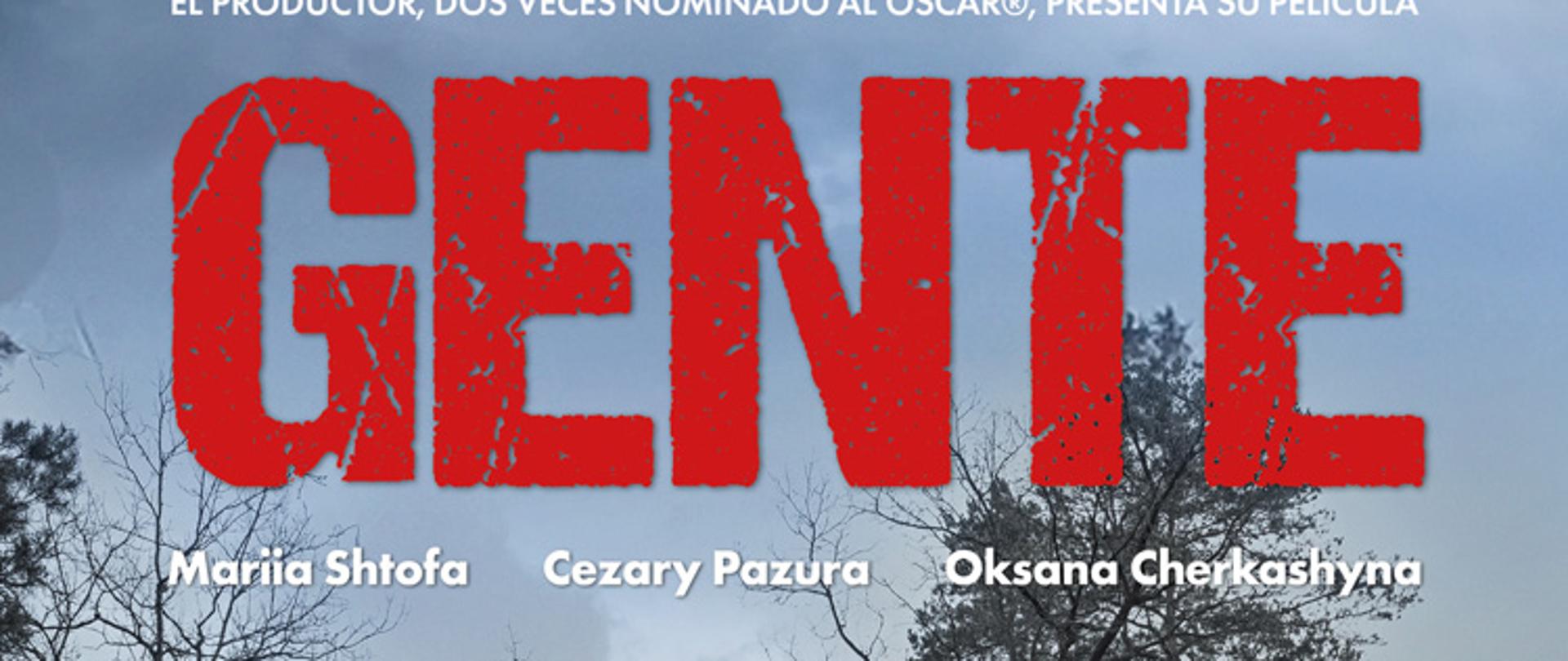 La imagen muestra el cartel oficial de la película «Ludzie» (Gente).