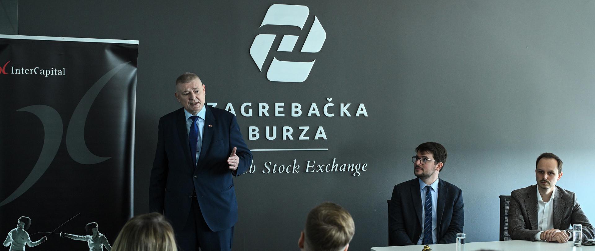 19.05.2026., Zagreb - Uvrstenje novog InterCapital poljskog ETF-a na Zagrebacku burzu.
