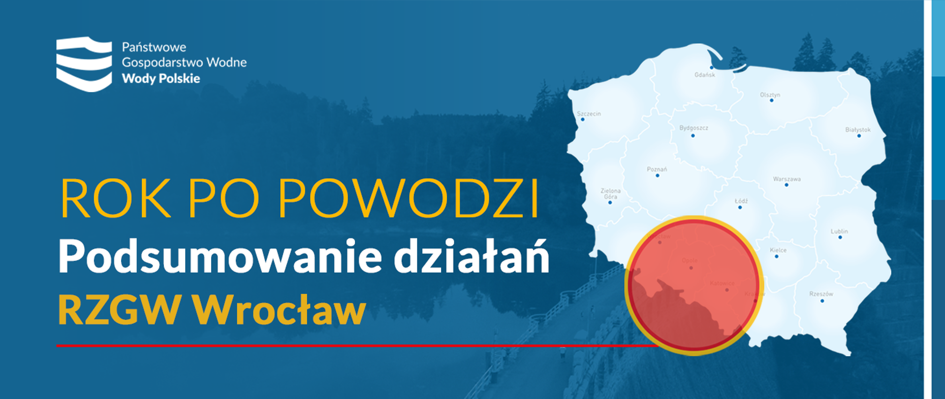 Rok po powodzi - infografika