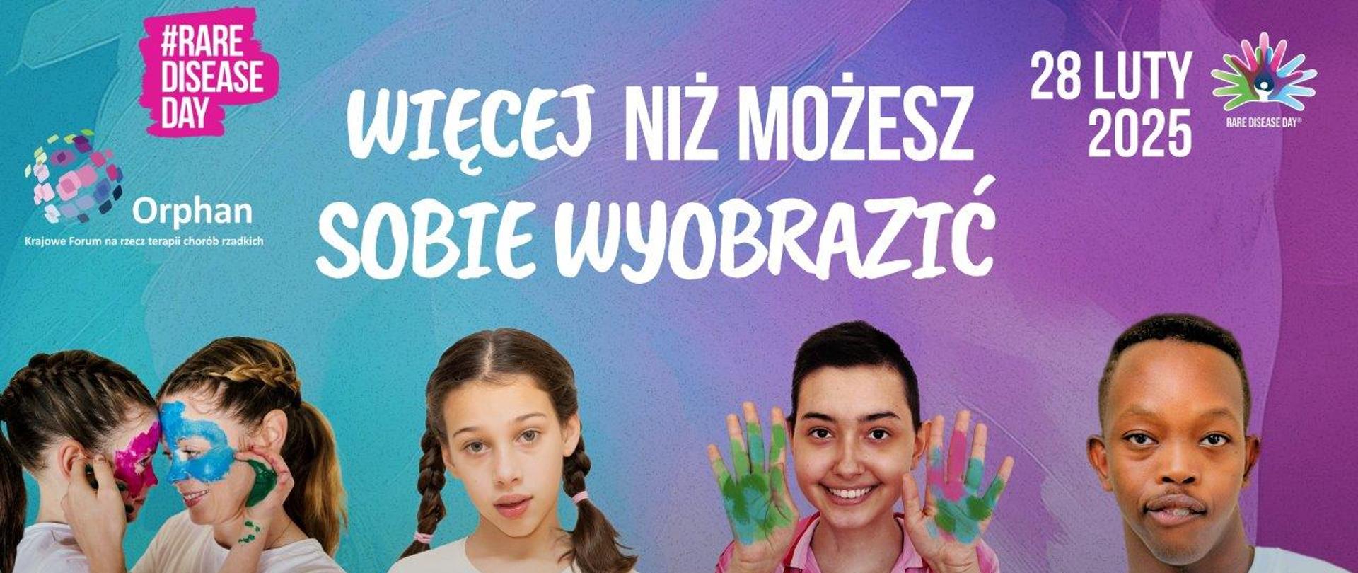 Plakat z okazji Światowego Dnia Chorób Rzadkich 2025