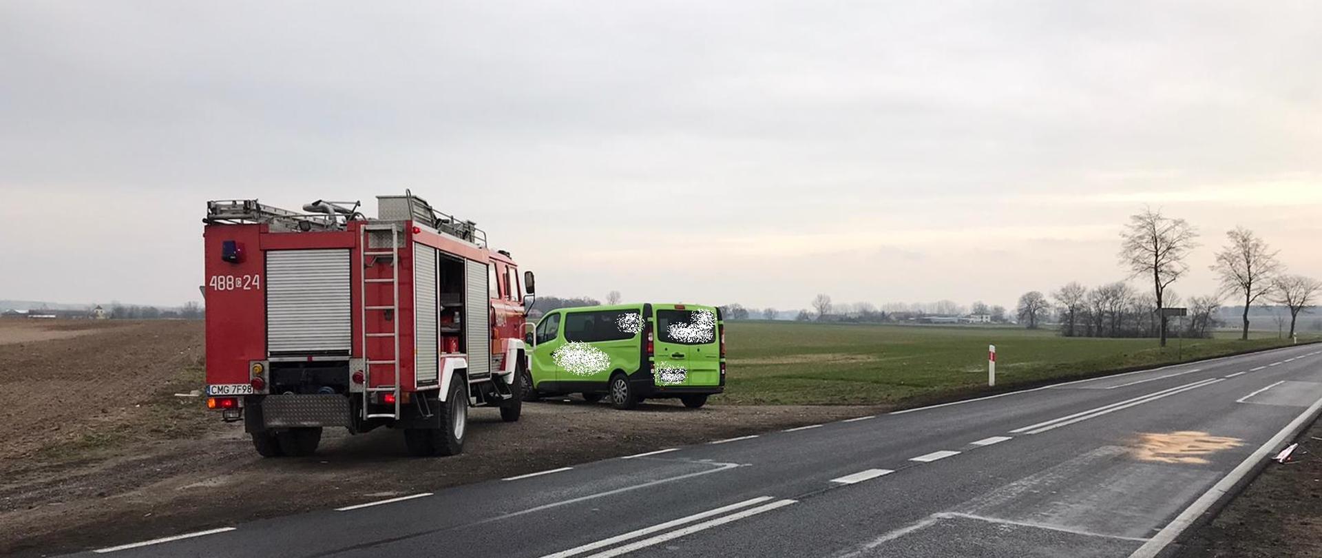 Usunięcie plamy płynów eksploatacyjnych w Czerniaku (gm. Mogilno)