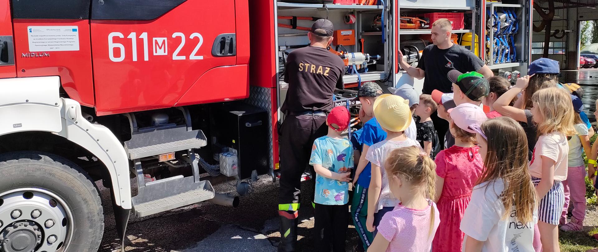 Wizyta przedszkolaków w KP PSP w Pułtusku