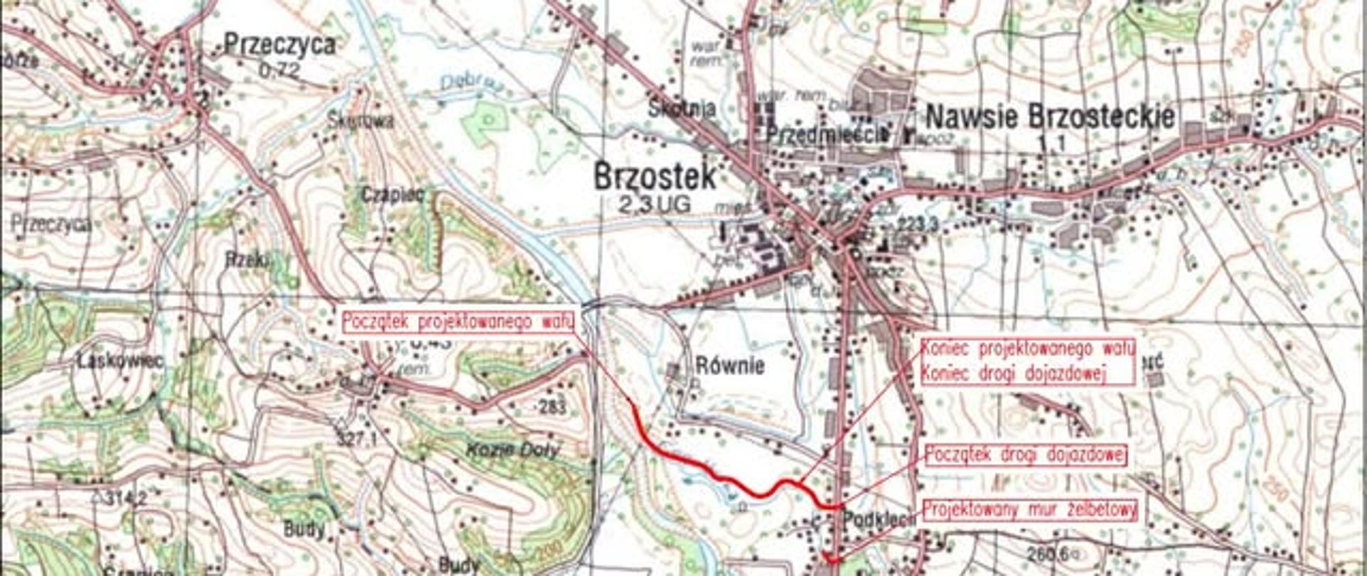 Budowa obwałowania cofkowego na potoku Gogołówka coraz bliżej