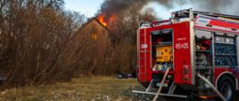 Tragiczny pożar domu jednorodzinnego w miejscowości Sobieski