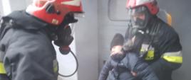Szkolenie podstawowe strażaków ratowników OSP- podanie prądu piany średniej