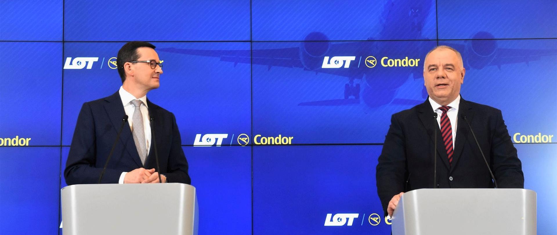 Premier Mateusz Morawiecki i Wicepremier Jacek Sasin