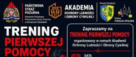 Plakat Akademii Ochrony Ludności i Obrony Cywilnej