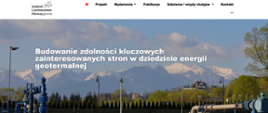 Projekt KeyGeothermal Program klimatyczny EOG
