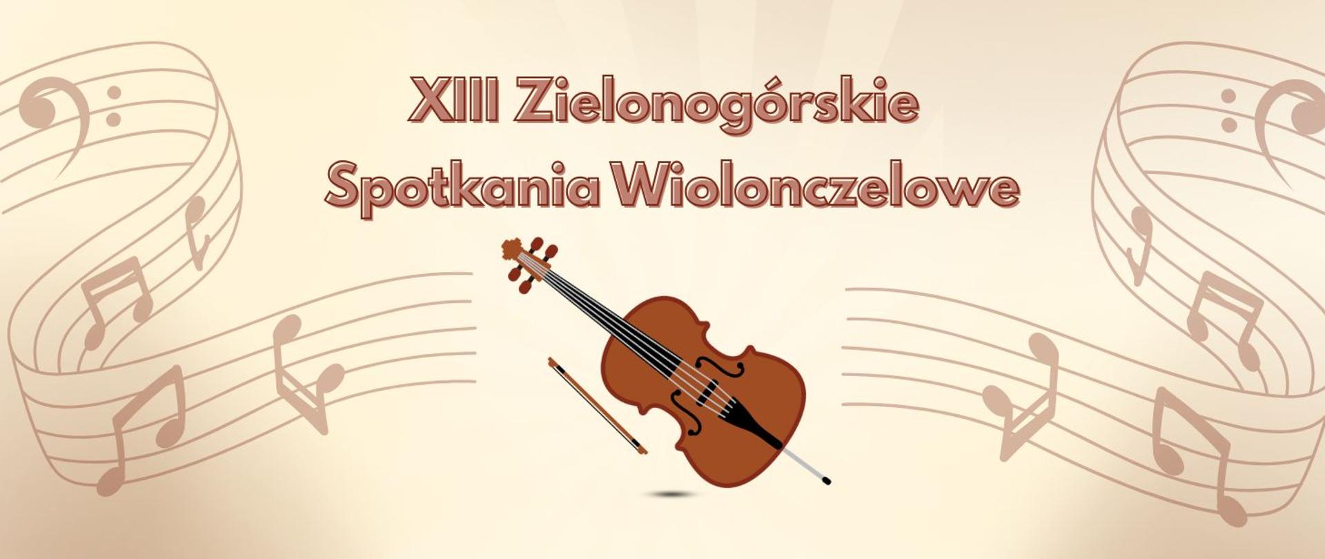 Baner przedstawia wiolonczelę leżącą pod napisem pośrodku banera, zaś po jej prawej i lewej stronie widać falującą pięciolinię wraz z zapisem nutowym.