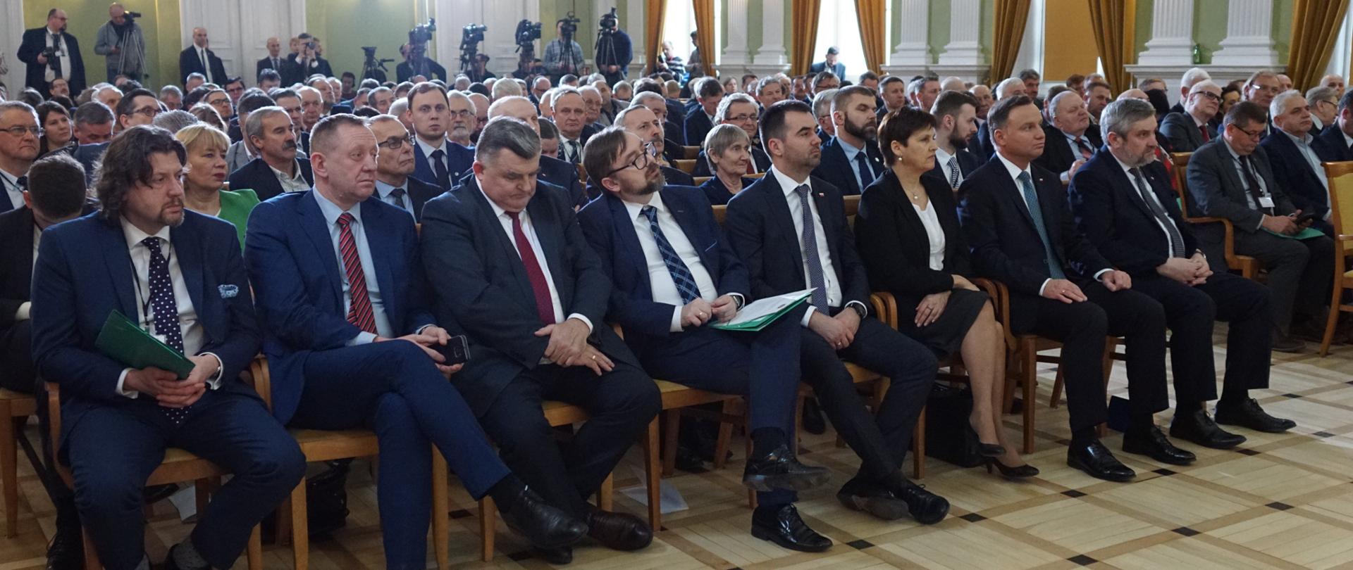 Uczestnicy spotkania inaugurującego Porozumienie Rolnicze