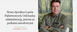 Wywiad z Dyrektorem Generalnym Lasów Państwowych