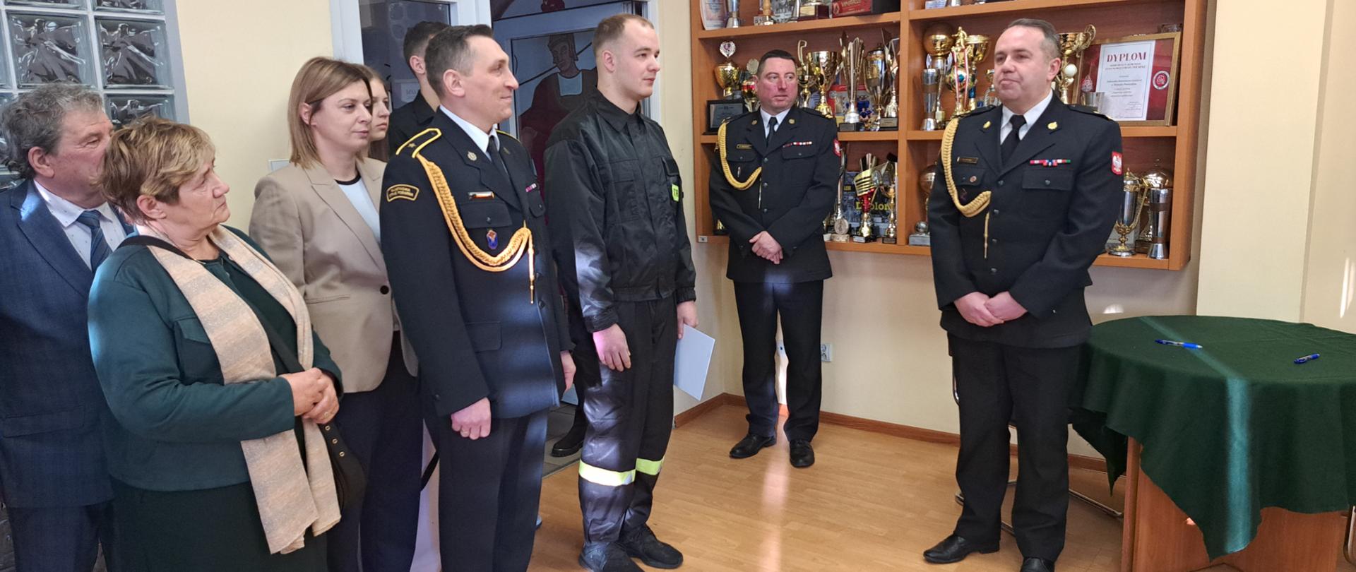 Pożegnanie asp. Zbigniewa Bałdowskiego