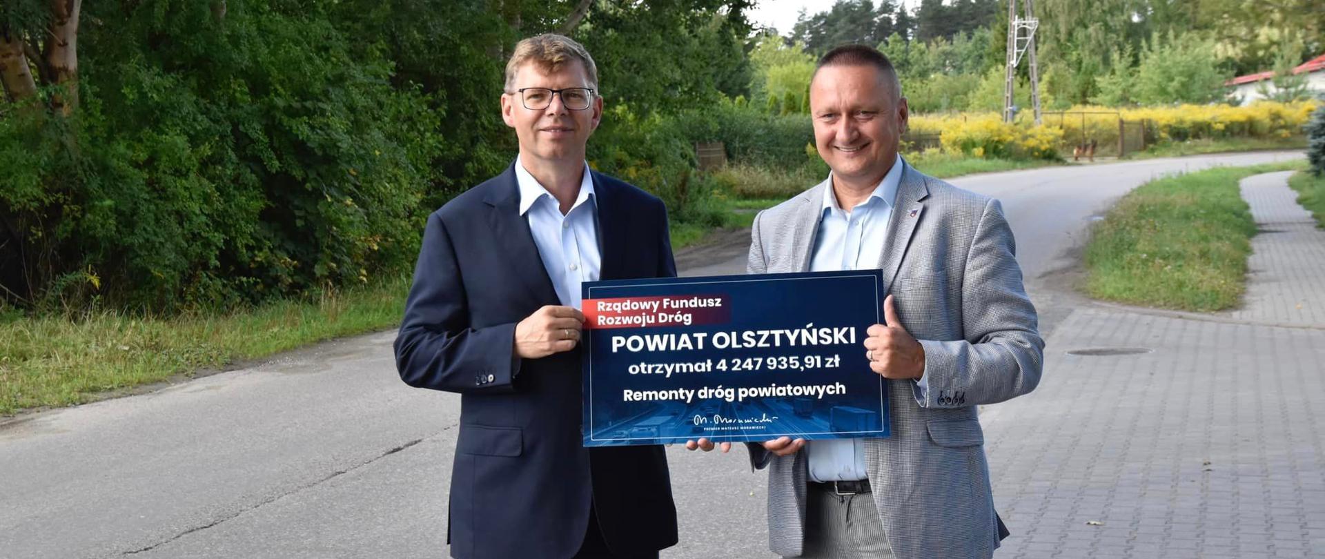 Ponad 4 mln zł na remonty dróg w powiecie olsztyńskim