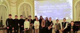 Uczestnicy koncertu zimowa noc muzyki