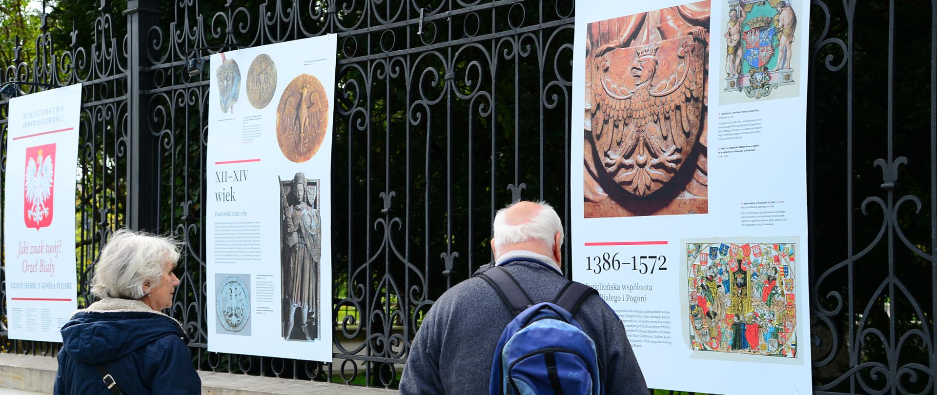 Wystawa plenerowa „Jaki znak twój? Orzeł Biały. Dzieje herbu i godła Polski”