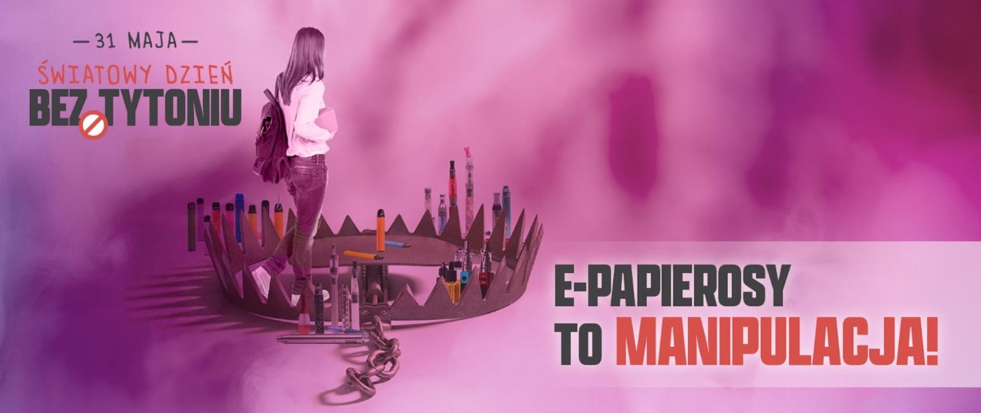 grafika: e-papierosy to manipulacja