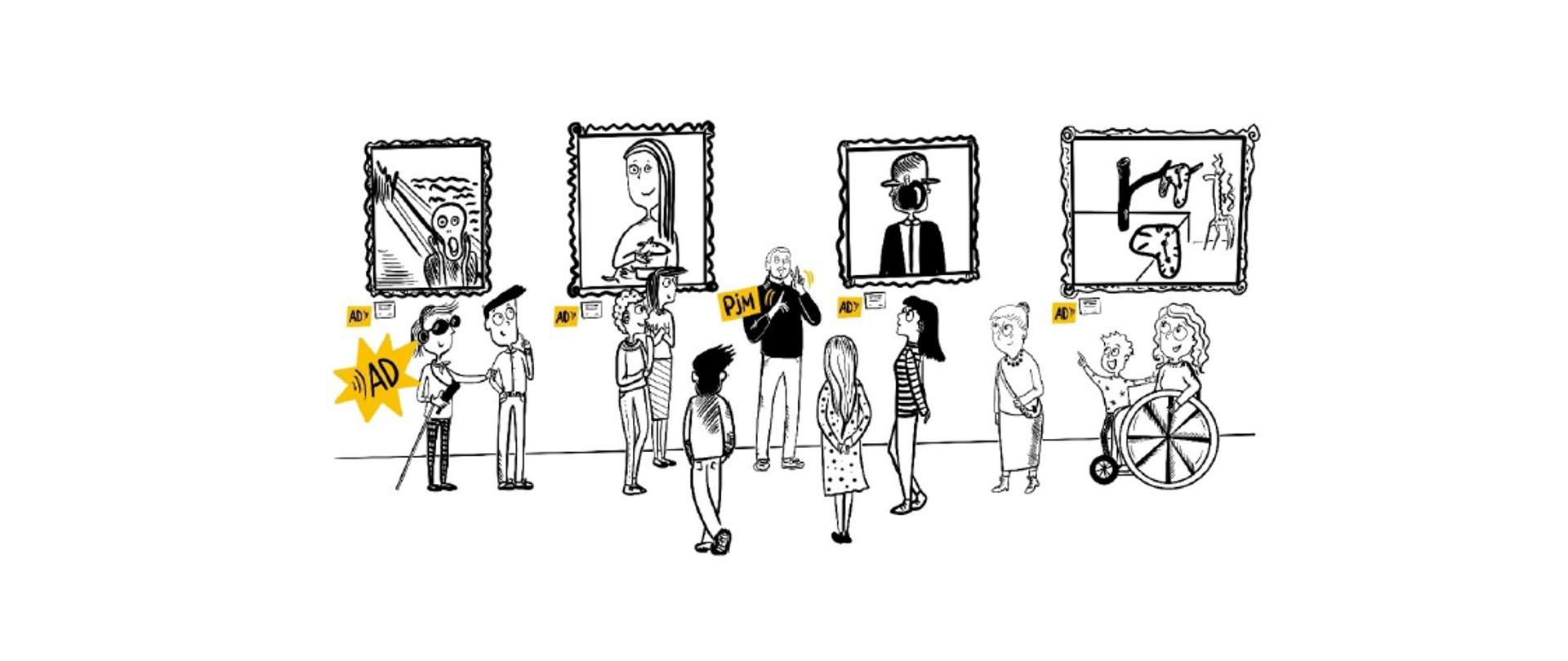 grafika symbolizująca kulturę dostępną