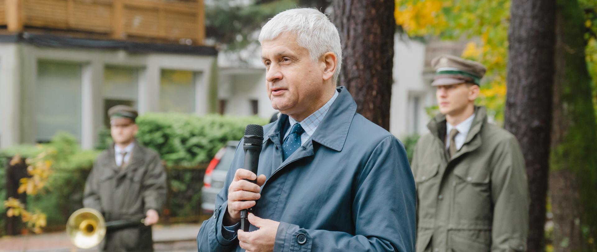 Odsłonięcie tablicy poświęconej Żołnierzom Niezłomnym w Supraślu