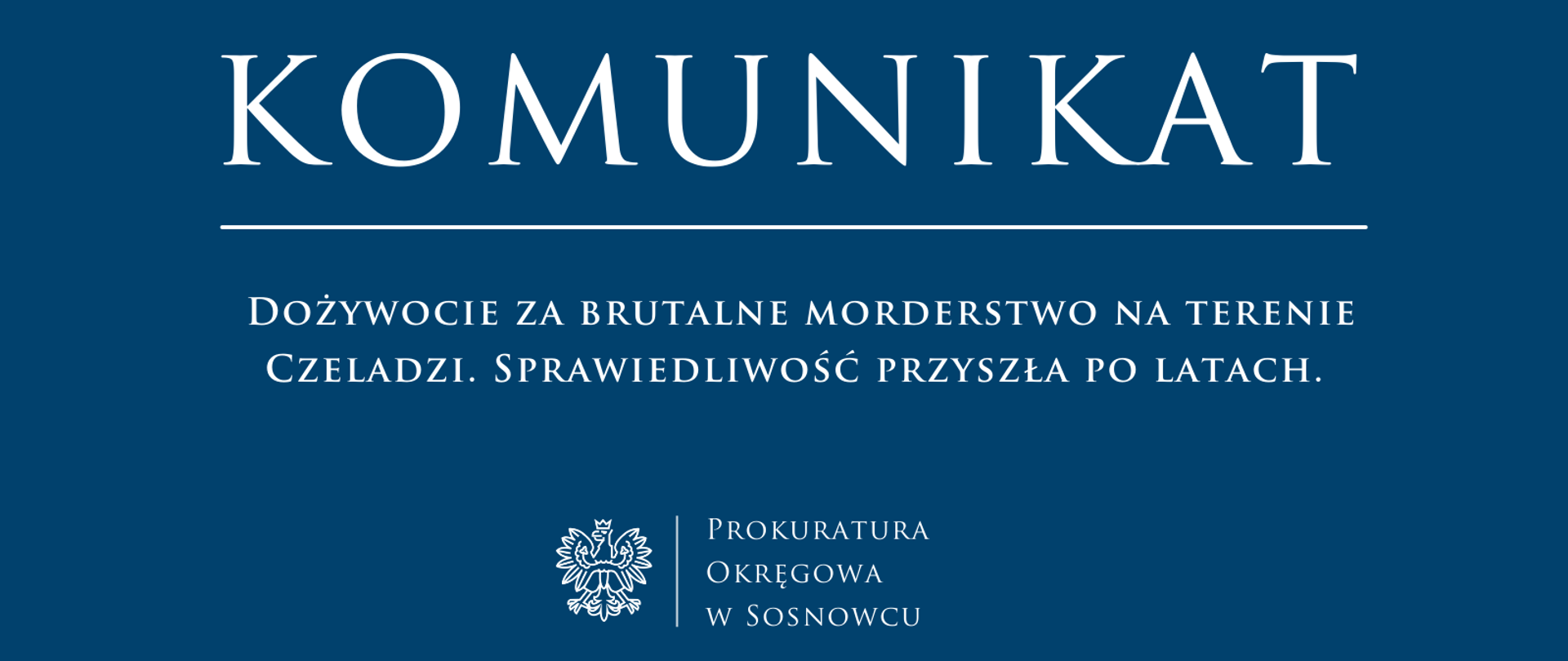 Dożywocie za brutalne morderstwo na terenie Czeladzi. Sprawiedliwość przyszła po latach.