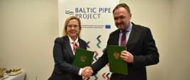 Minister Anna Moskwa i minister Dan Jørgensen podpisali Porozumienie o współpracy pomiędzy Ministerstwem Klimatu i Środowiska Rzeczypospolitej Polskiej a Ministerstwem Klimatu, Energii i Zaopatrzenia Królestwa Danii. 