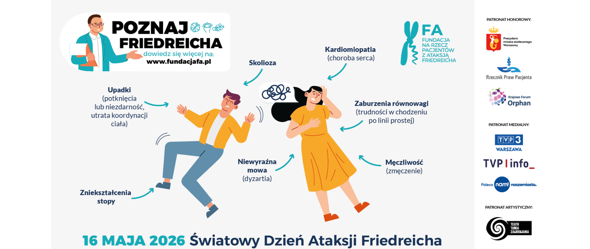 Poznaj Friedreicha - Światowy Dzień Ataksji Friedreicha